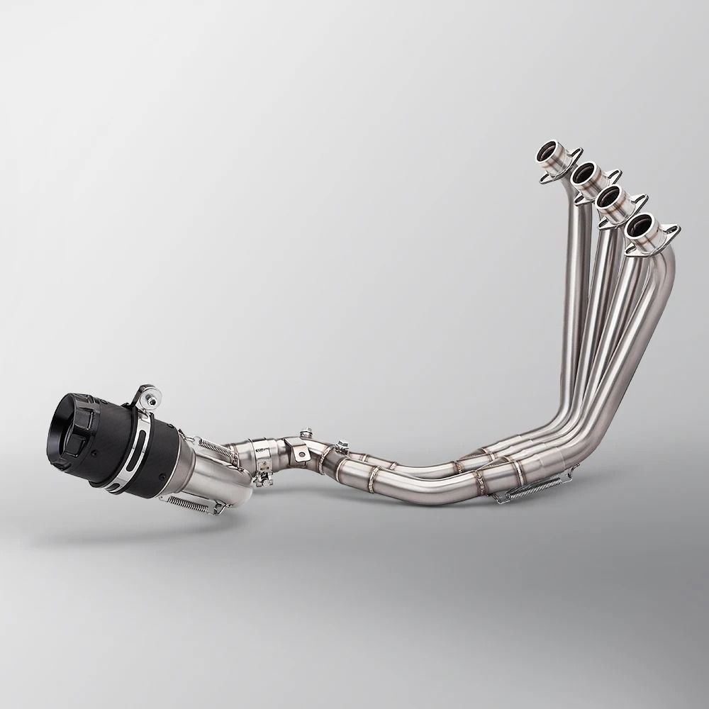 For CBR650R CBR650F CBR650 2014-2025 Motorcycle Exhaust Pipe Front Link Pipe Complete Exhaust System with Two Oxygen Sensors